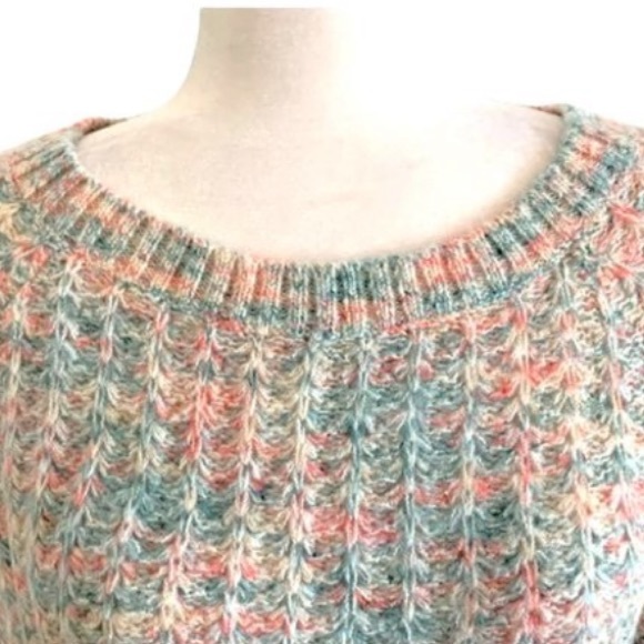LC Lauren Conrad Rainbow Chenille Sweater - Picture 2 of 5